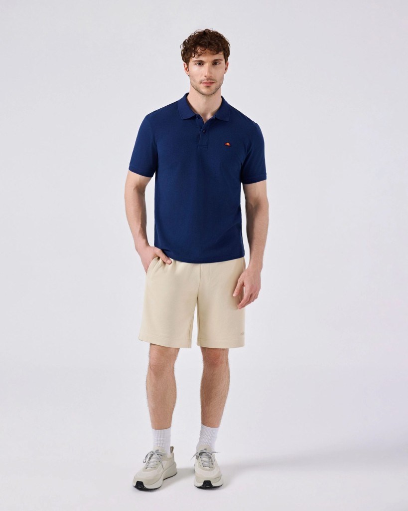 Ellesse 6SM5044-NV Erkek Polo Yaka Tişört - Lacivert