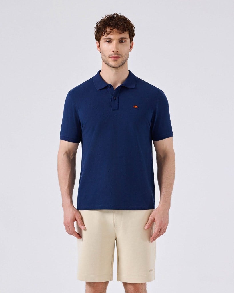 Ellesse 6SM5044-NV Erkek Polo Yaka Tişört - Lacivert
