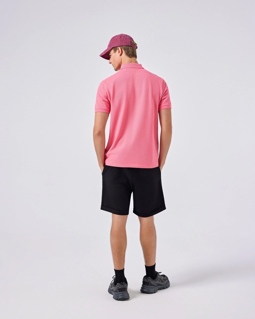 Ellesse 6SM5044-PN Erkek Polo Yaka Tişört - Pembe