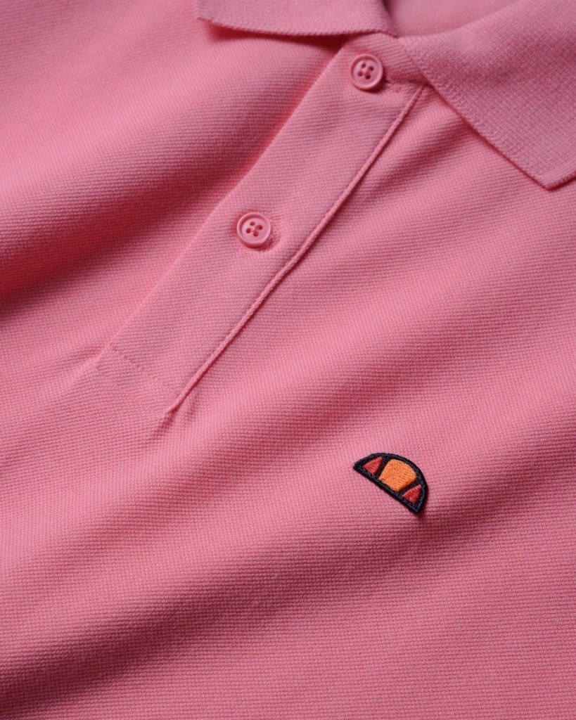 Ellesse 6SM5044-PN Erkek Polo Yaka Tişört - Pembe