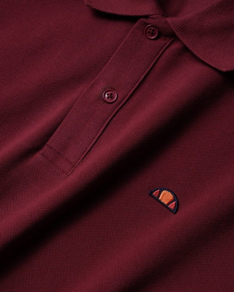 Ellesse 6SM5044-TRD Erkek Polo Yaka Tişört - Kırmızı