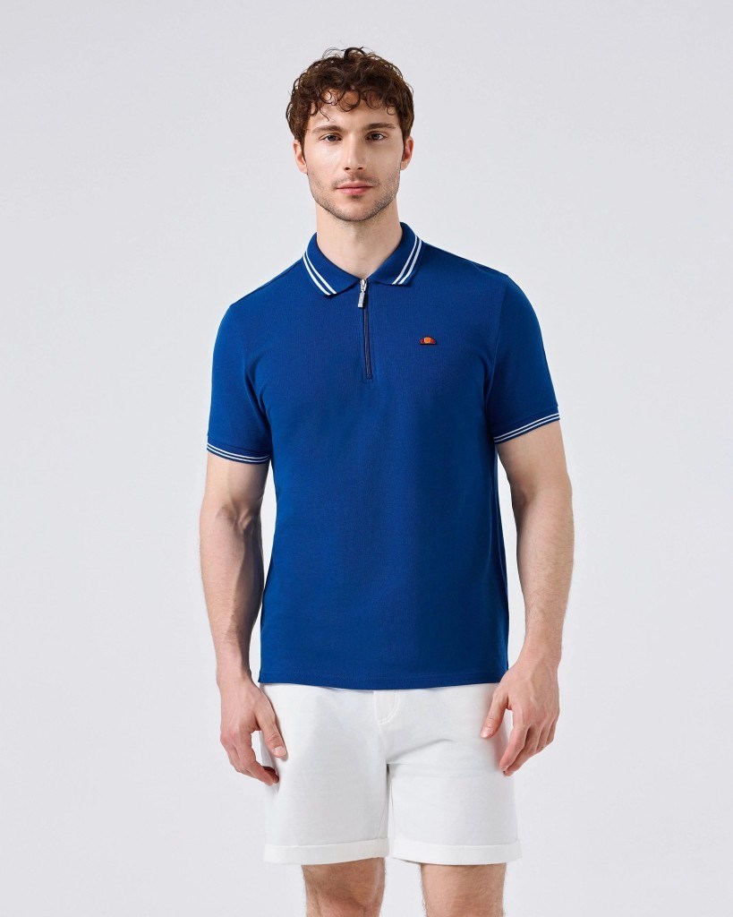 Ellesse 6SM5051-BL Erkek Polo Yaka Tişört - Mavi