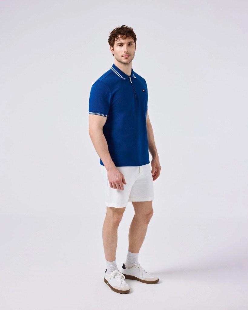 Ellesse 6SM5051-BL Erkek Polo Yaka Tişört - Mavi