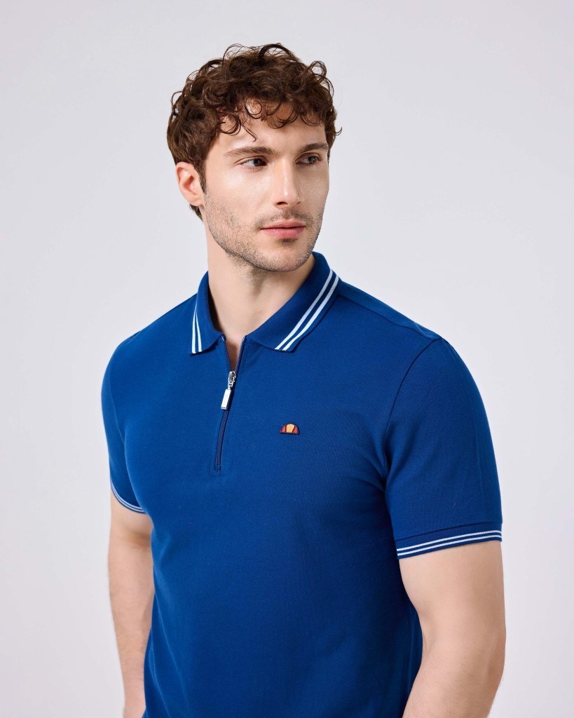 Ellesse 6SM5051-BL Erkek Polo Yaka Tişört - Mavi