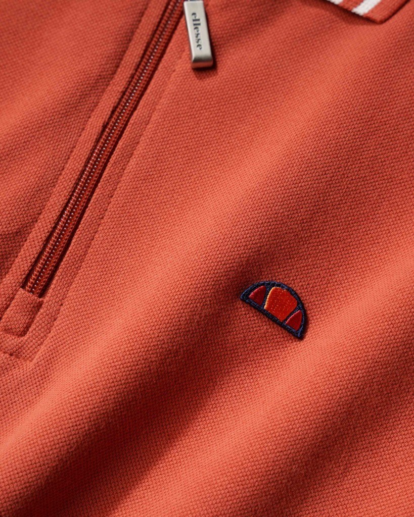 Ellesse 6SM5051-BR Erkek Polo Yaka Tişört - Kiremit