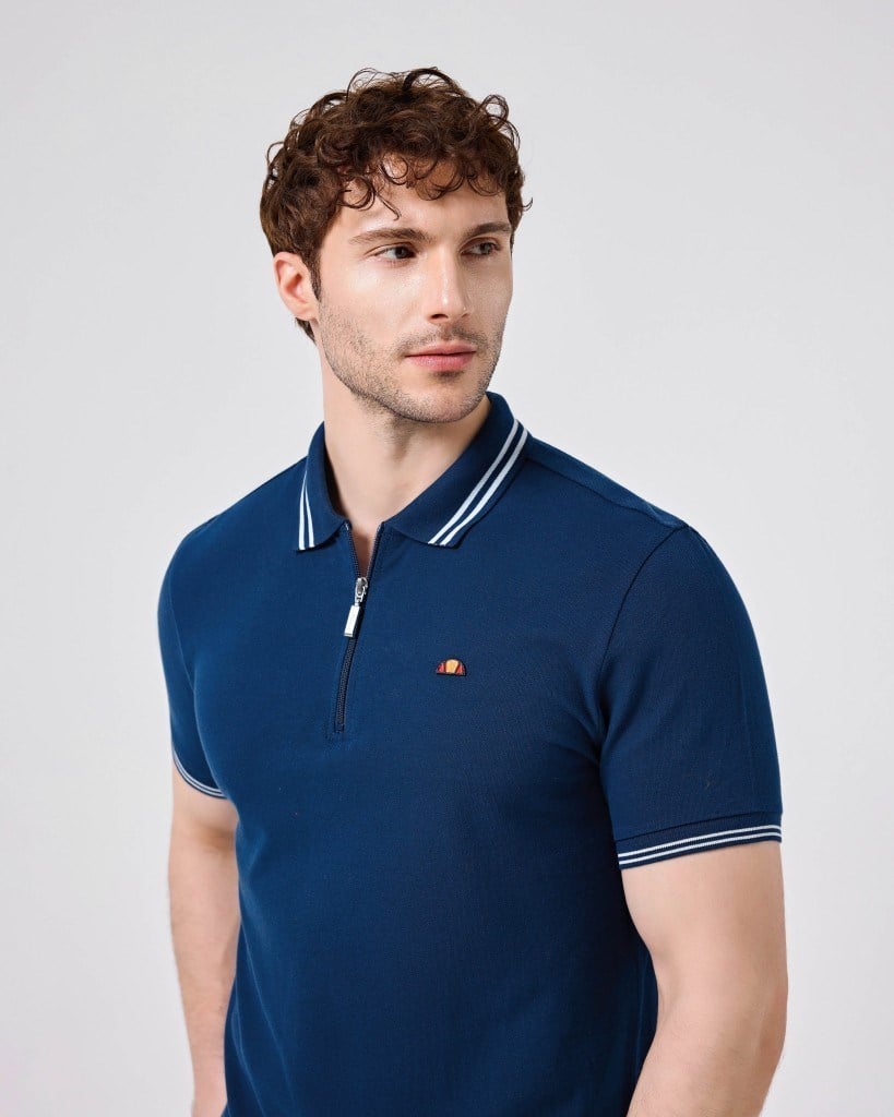 Ellesse 6SM5051-NV Erkek Polo Yaka Tişört - Lacivert