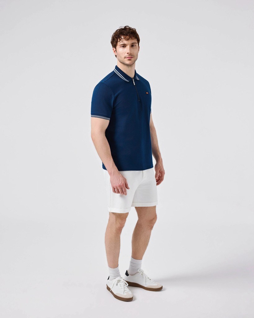 Ellesse 6SM5051-NV Erkek Polo Yaka Tişört - Lacivert