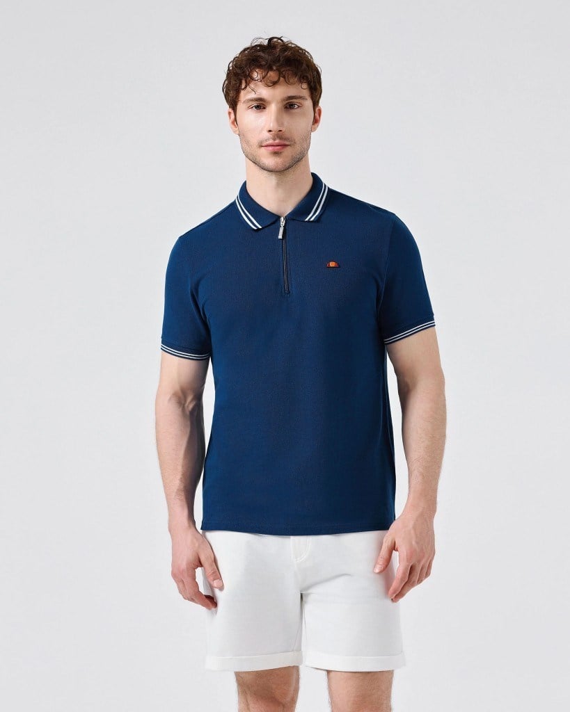Ellesse 6SM5051-NV Erkek Polo Yaka Tişört - Lacivert