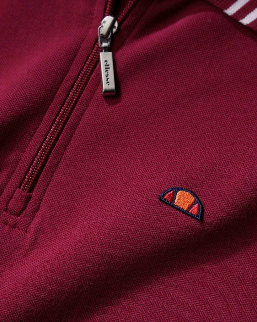 Ellesse 6SM5051-TRD Erkek Polo Yaka Tişört - Kırmızı