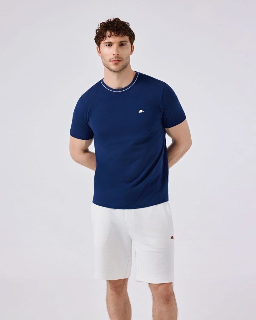 Ellesse 6SM5058-NV Erkek Tişört - Lacivert