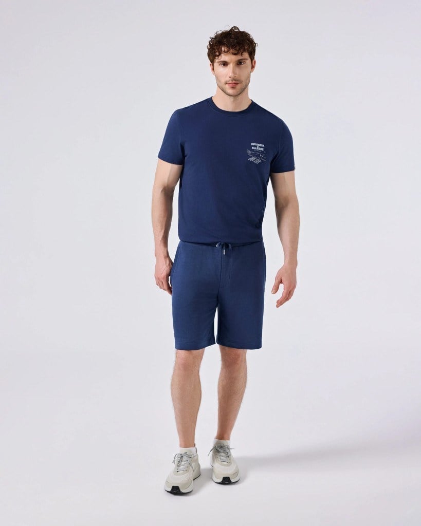 Ellesse 6SM5065-NV Erkek Tişört - Lacivert