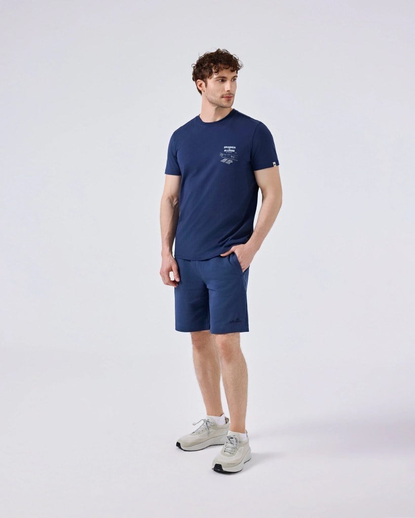 Ellesse 6SM5065-NV Erkek Tişört - Lacivert