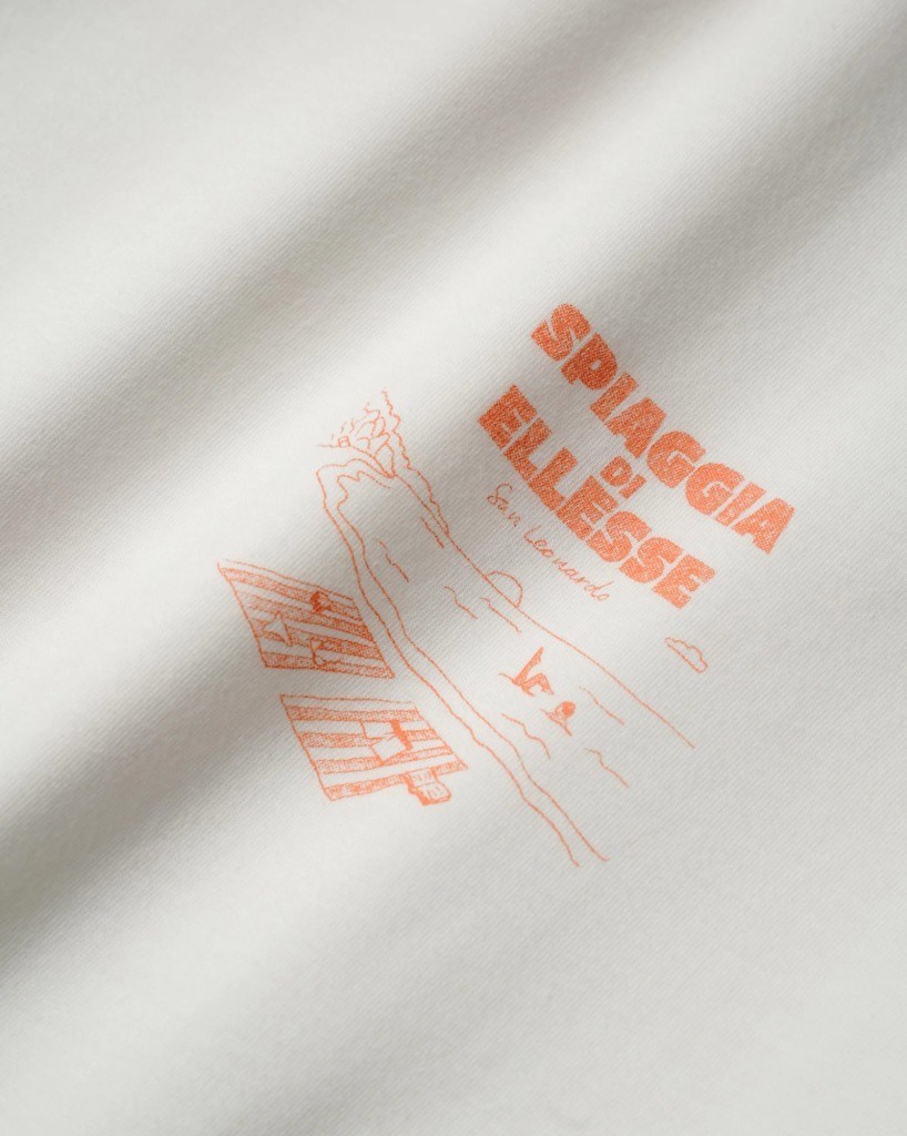 Ellesse 6SM5065-OF Erkek Tişört - Kırık Beyaz