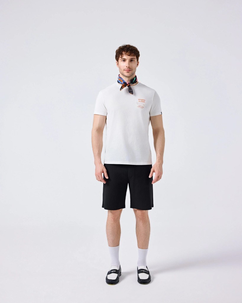 Ellesse 6SM5065-OF Erkek Tişört - Kırık Beyaz