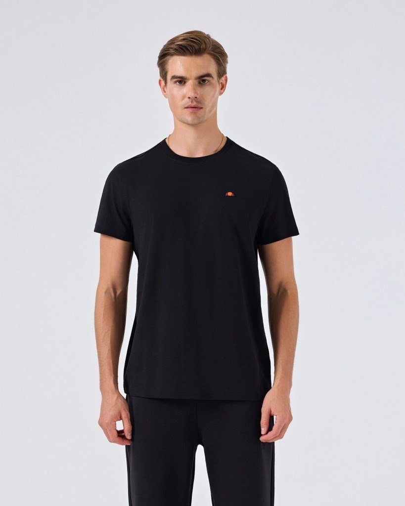 Ellesse 6SM5069-BK Erkek Tişört - Siyah