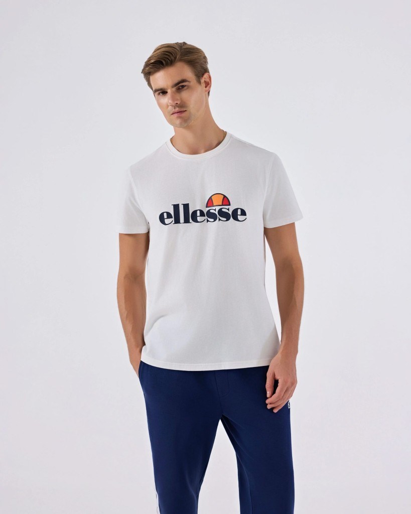 Ellesse 6SM5070-OF Erkek Tişört - Kırık Beyaz
