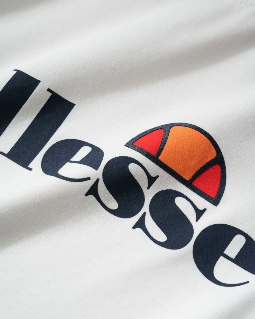 Ellesse 6SM5070-OF Erkek Tişört - Kırık Beyaz