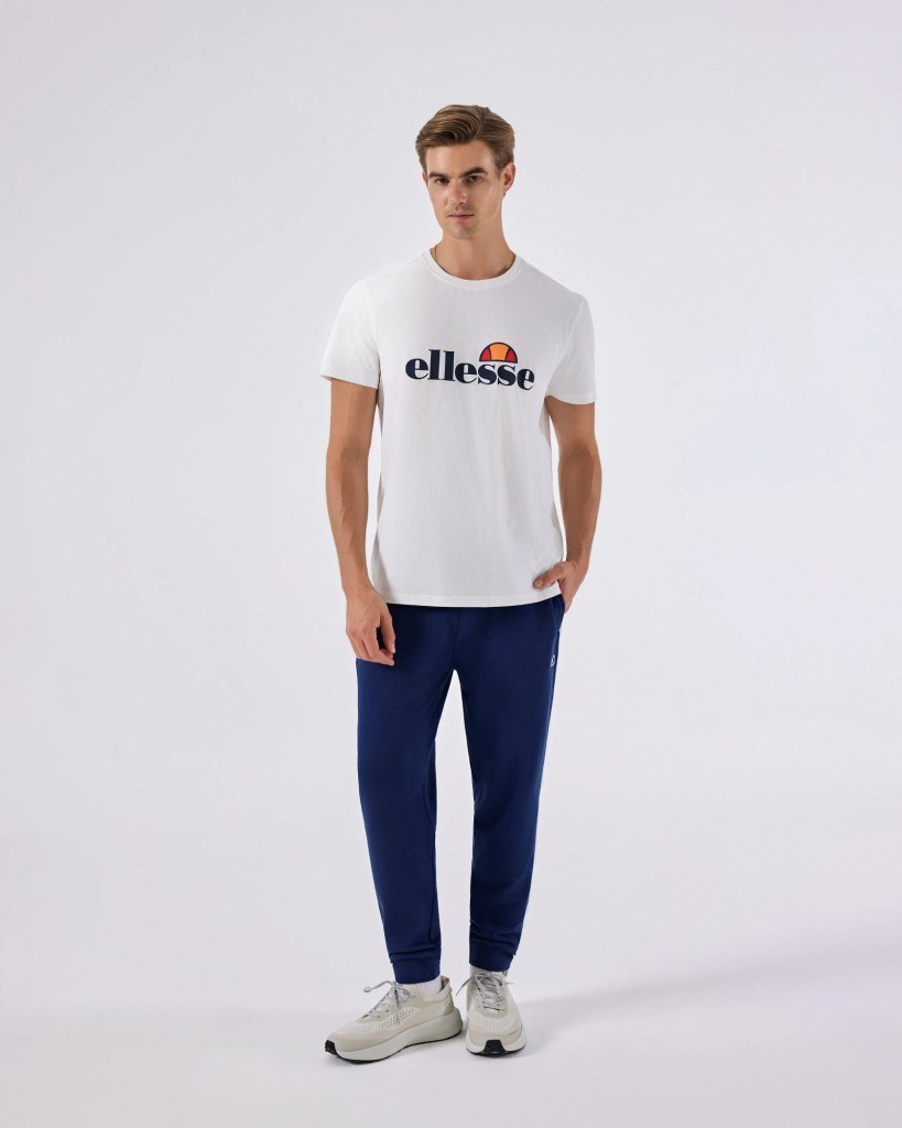 Ellesse 6SM5070-OF Erkek Tişört - Kırık Beyaz