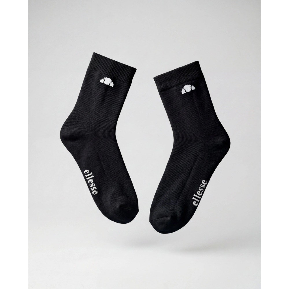 Ellesse 6SM9020-MLT 3'lü Kısa Konç Spor Çorap Erkek - Lacivert/Siyah/Kırık Beyaz