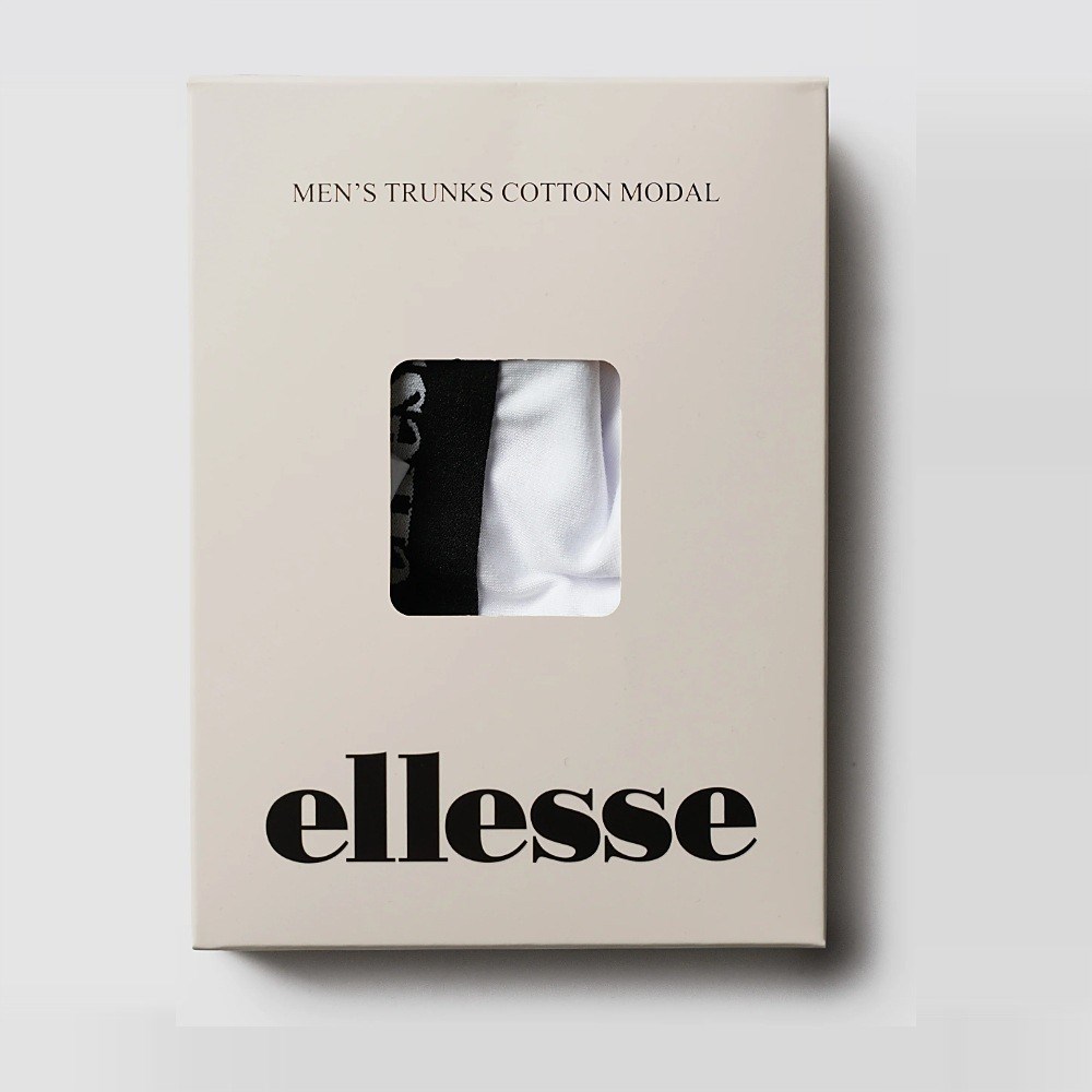 Ellesse 6SM9066-OF Erkek Pamuklu Modal Boxer - Kırık Beyaz