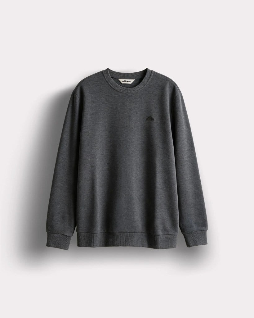 Ellesse 6WM3001-DGM Erkek Sweat Koyu Gri Melanj