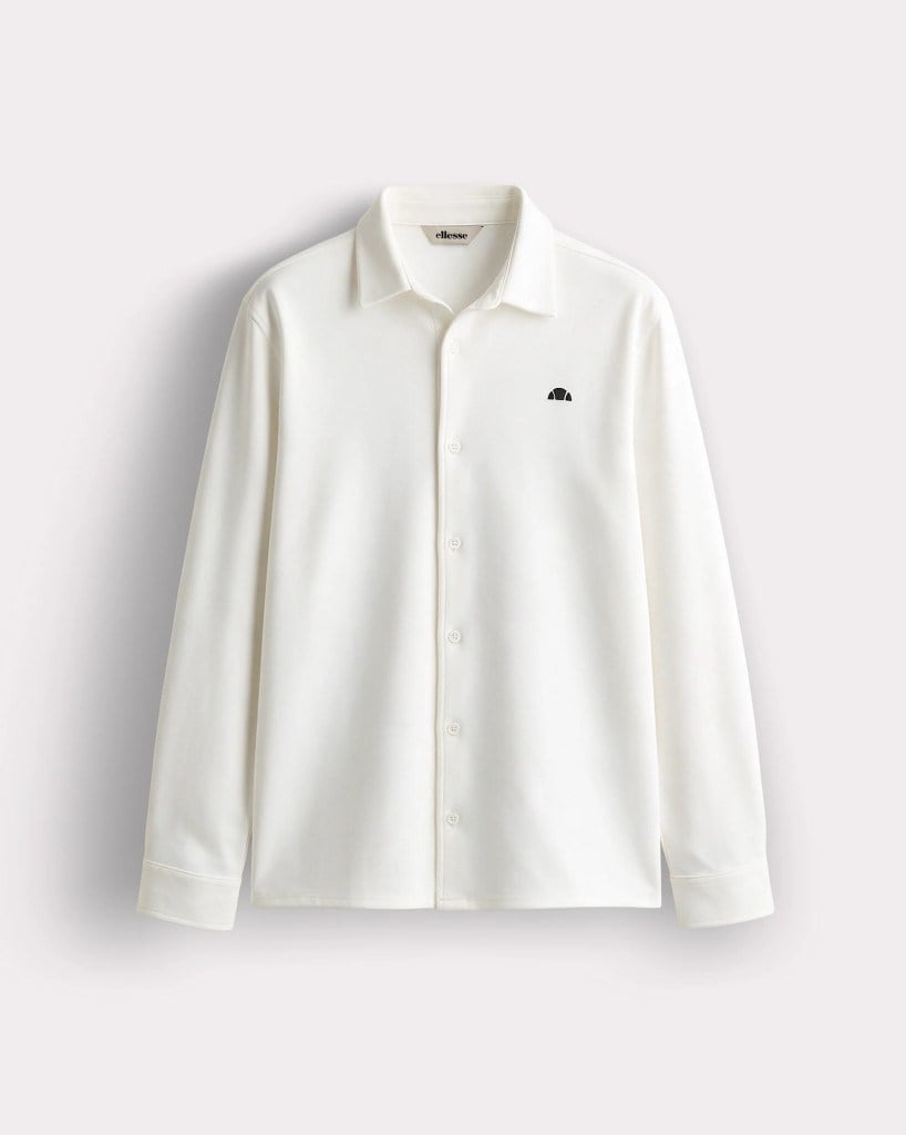 Ellesse 6WM6007-OF Erkek Gömlek Kırık Beyaz
