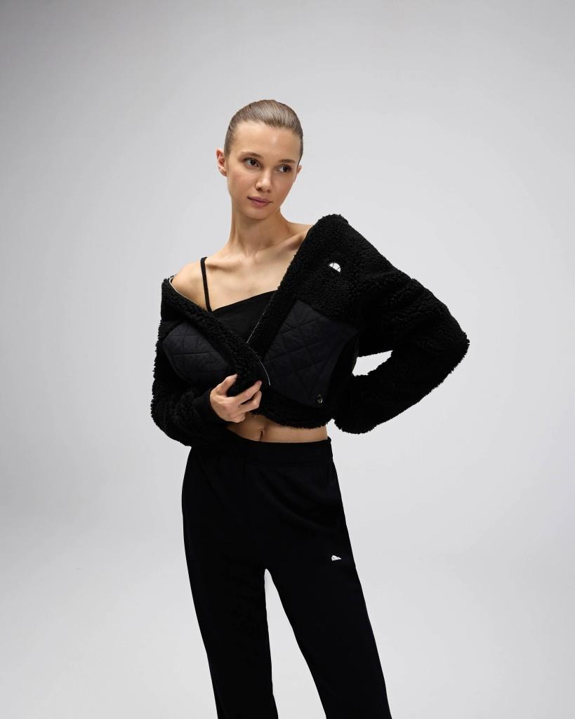 Ellesse EF525-Fleece Kadın Siyah Polar Mont