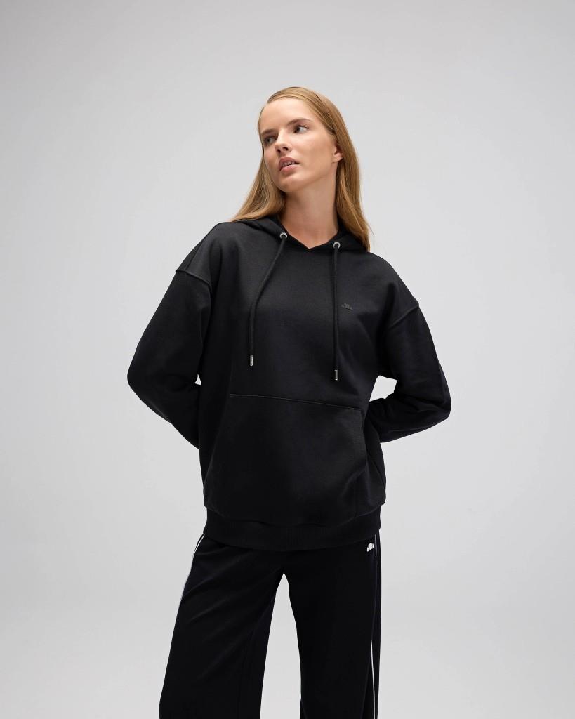 Ellesse EF526-BK Kadın Siyah Kapüşonlu Sweat