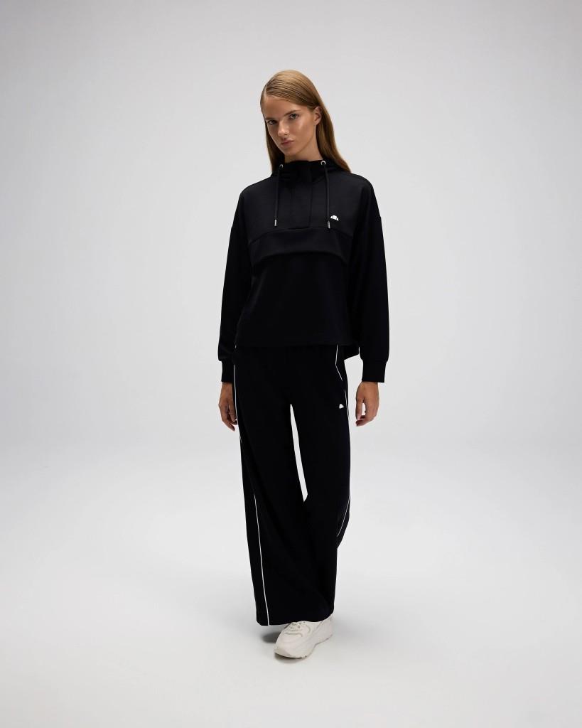 Ellesse EF551 Kadın Kapüşonlu Siyah Sweat