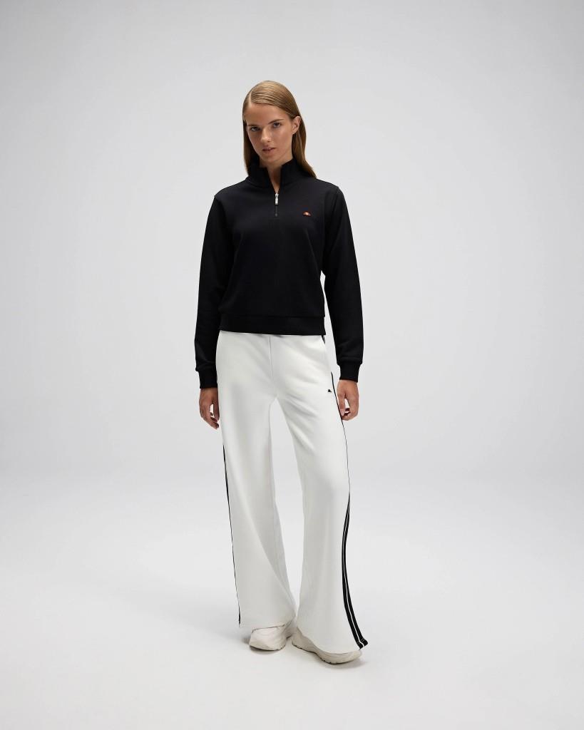 Ellesse EF557-BK Kadın Siyah Yarı Fermuarlı Sweat