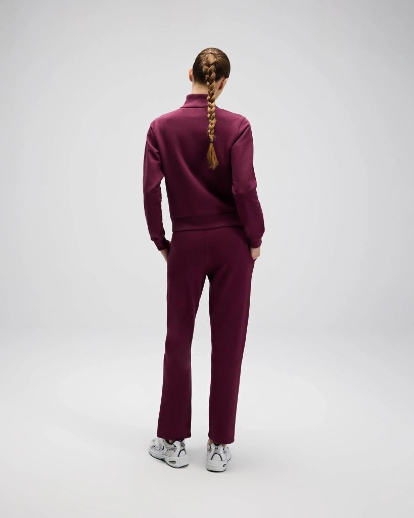 Ellesse EF557-BRD Kadın Bordo Yarı Fermuarlı Sweat