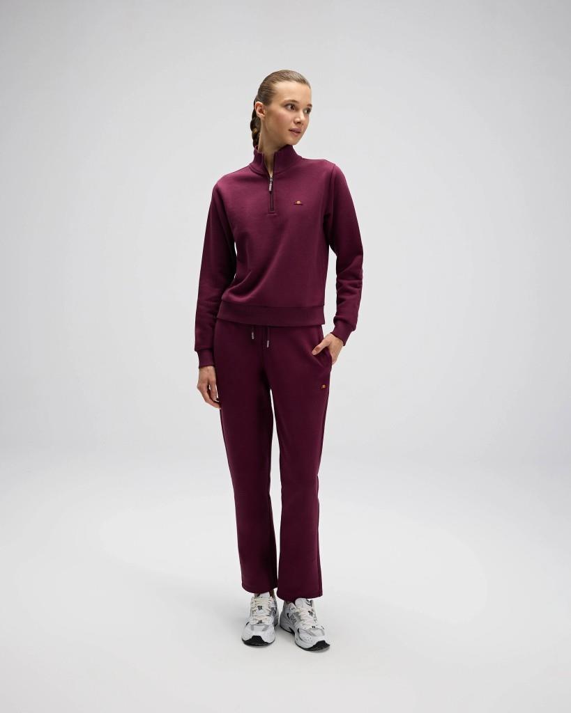 Ellesse EF557-BRD Kadın Bordo Yarı Fermuarlı Sweat