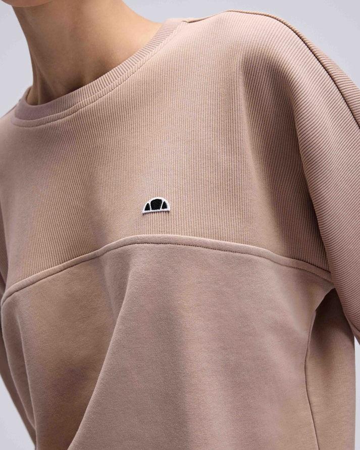 Ellesse EF567-BG Kadın Sweatshirt - Bej