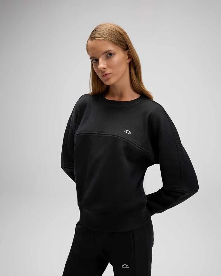 Ellesse EF567-BK Kadın Sweatshirt - Siyah