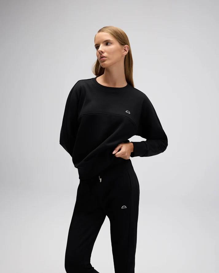 Ellesse EF567-BK Kadın Sweatshirt - Siyah