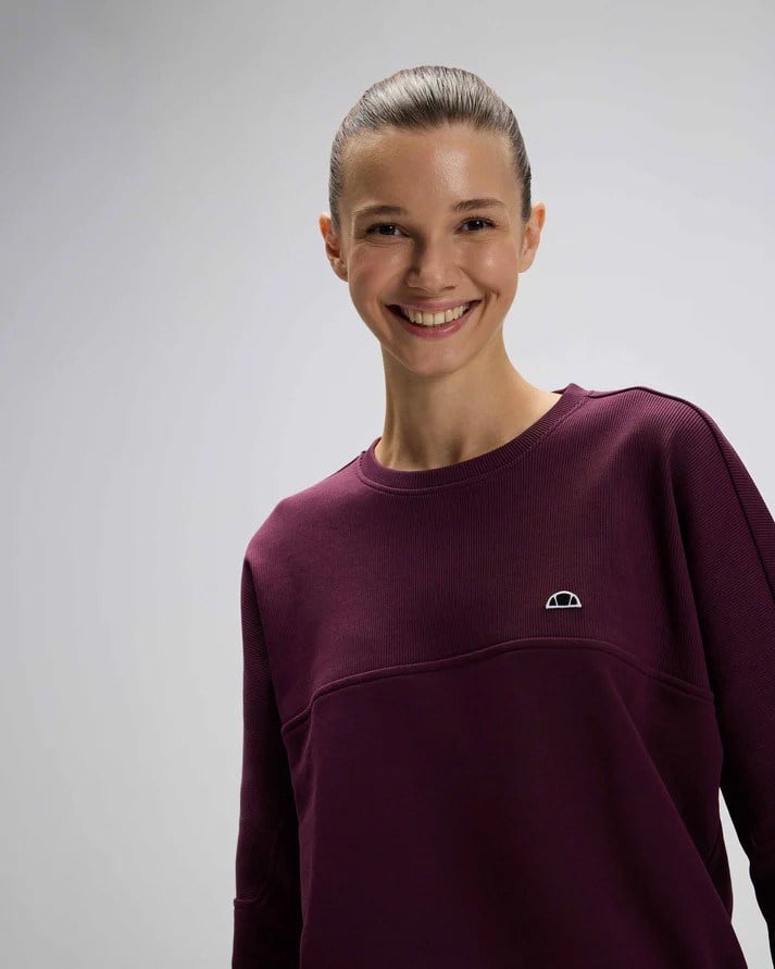 Ellesse EF567-BRD Kadın Sweatshirt - Bordo