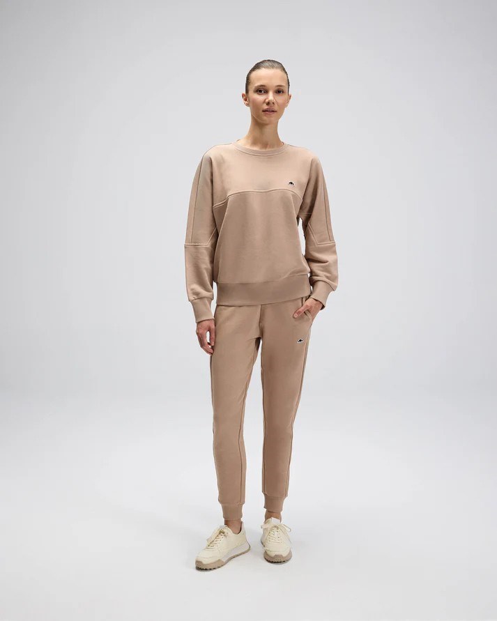 Ellesse EF568-BG Kadın Jogger Eşofman Altı - Bej