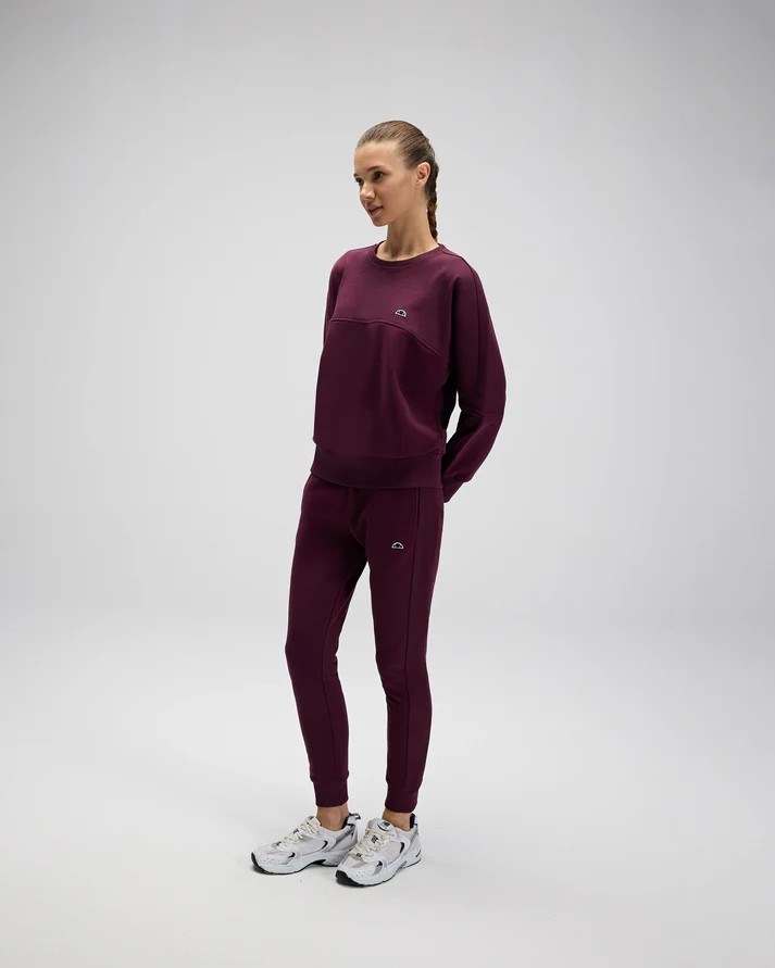Ellesse EF568-BRD Kadın Jogger Eşofman Altı - Bordo