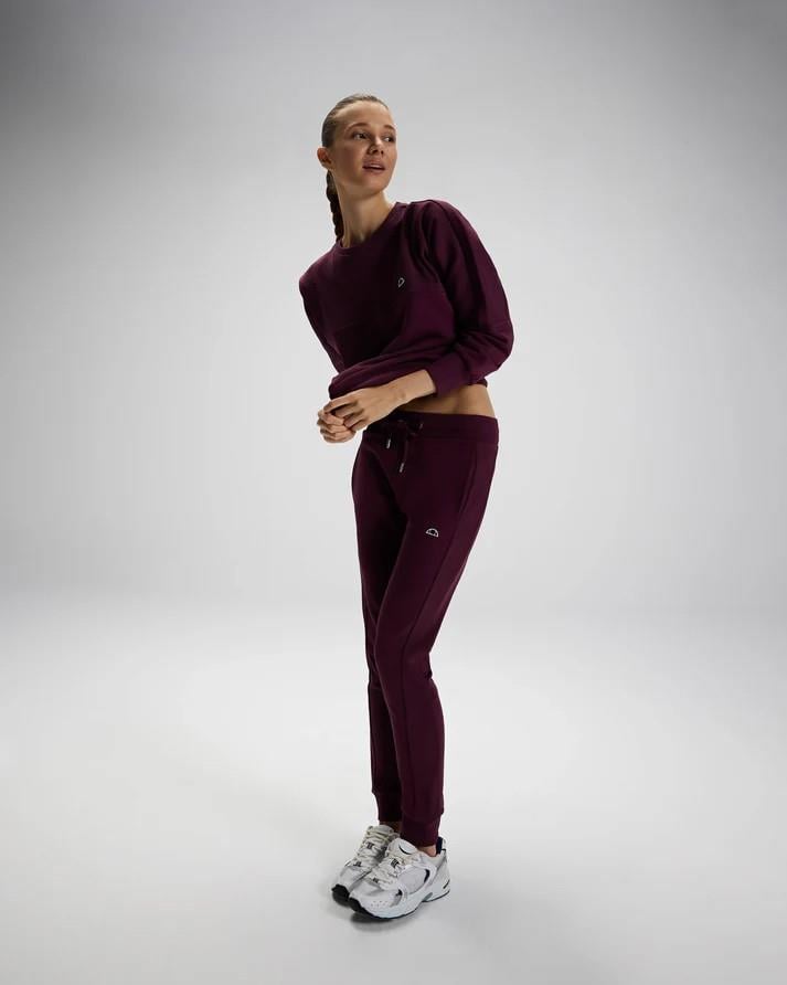 Ellesse EF568-BRD Kadın Jogger Eşofman Altı - Bordo