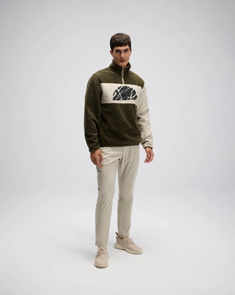 Ellesse EM519-HK Erkek Yarım Fermuarlı Siyah Sweat