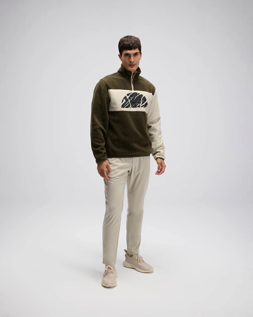 Ellesse EM519-HK Erkek Yarım Fermuarlı Siyah Sweat