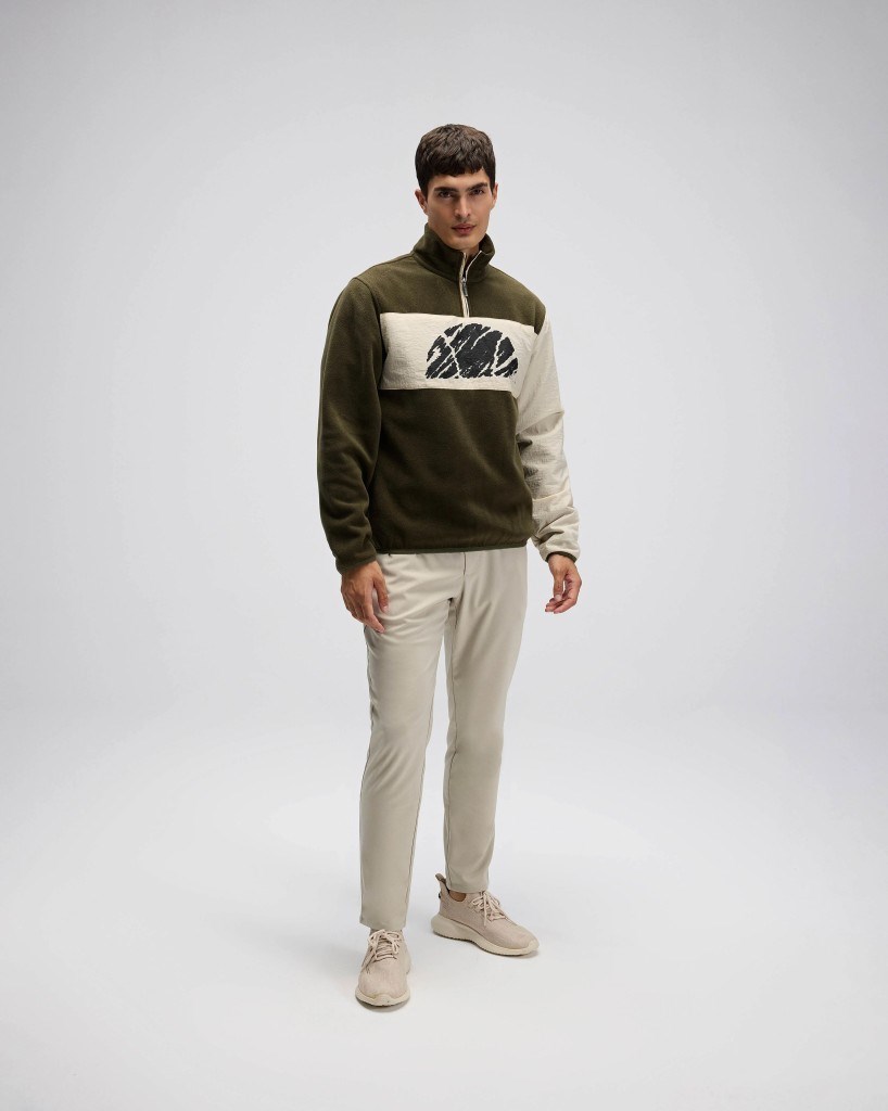 Ellesse EM519-HK Erkek Yarım Fermuarlı Siyah Sweat