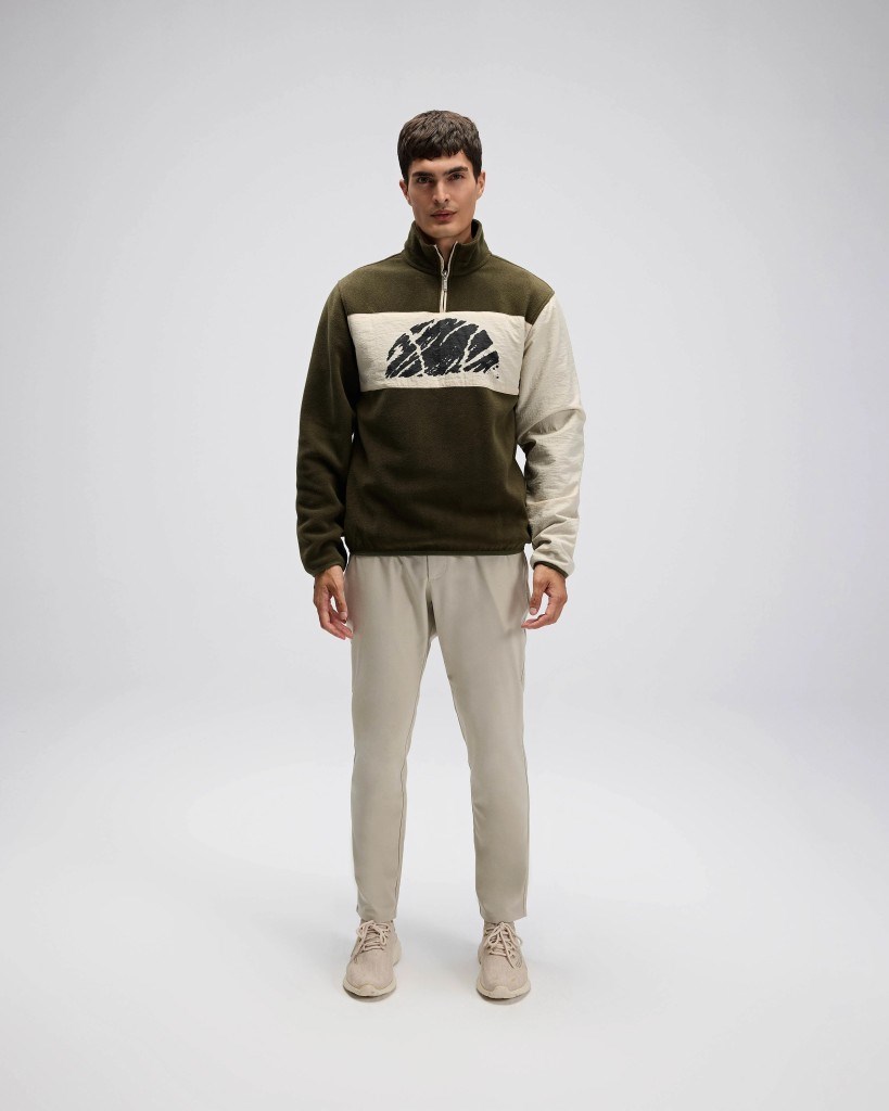 Ellesse EM519-HK Erkek Yarım Fermuarlı Siyah Sweat