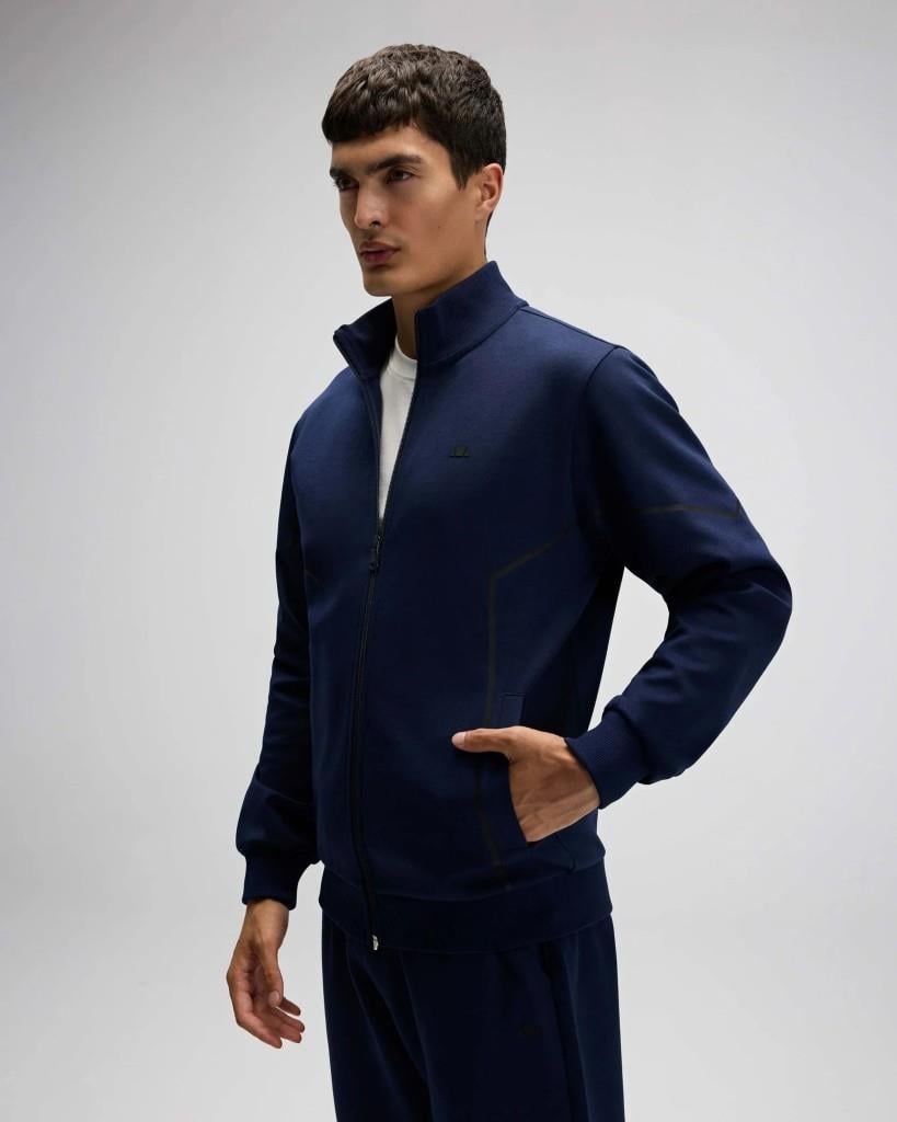 Ellesse EM545 Erkek Lacivert Önden Fermuarlı Sweat