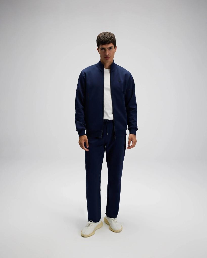 Ellesse EM545 Erkek Lacivert Önden Fermuarlı Sweat