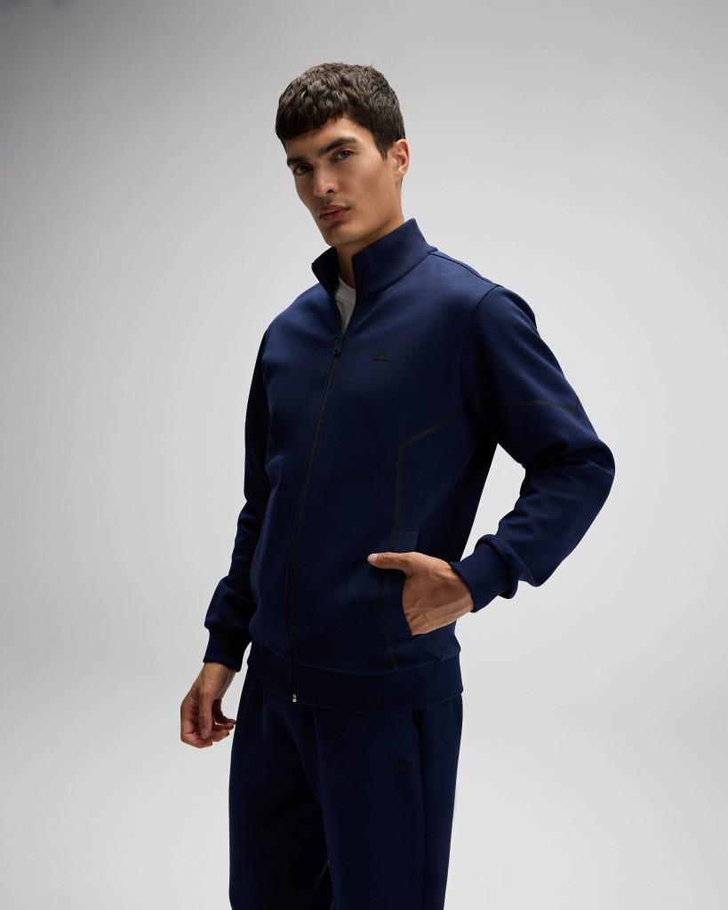 Ellesse EM545 Erkek Lacivert Önden Fermuarlı Sweat