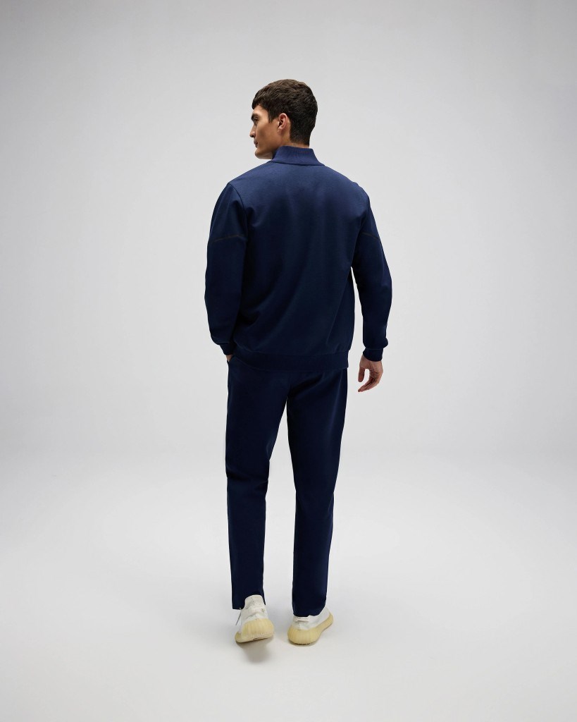 Ellesse EM545 Erkek Lacivert Önden Fermuarlı Sweat