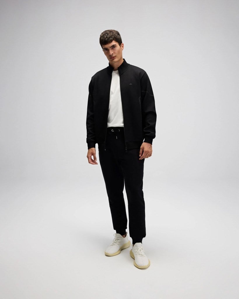 Ellesse EM545 Erkek Siyah Önden Fermuarlı Sweat