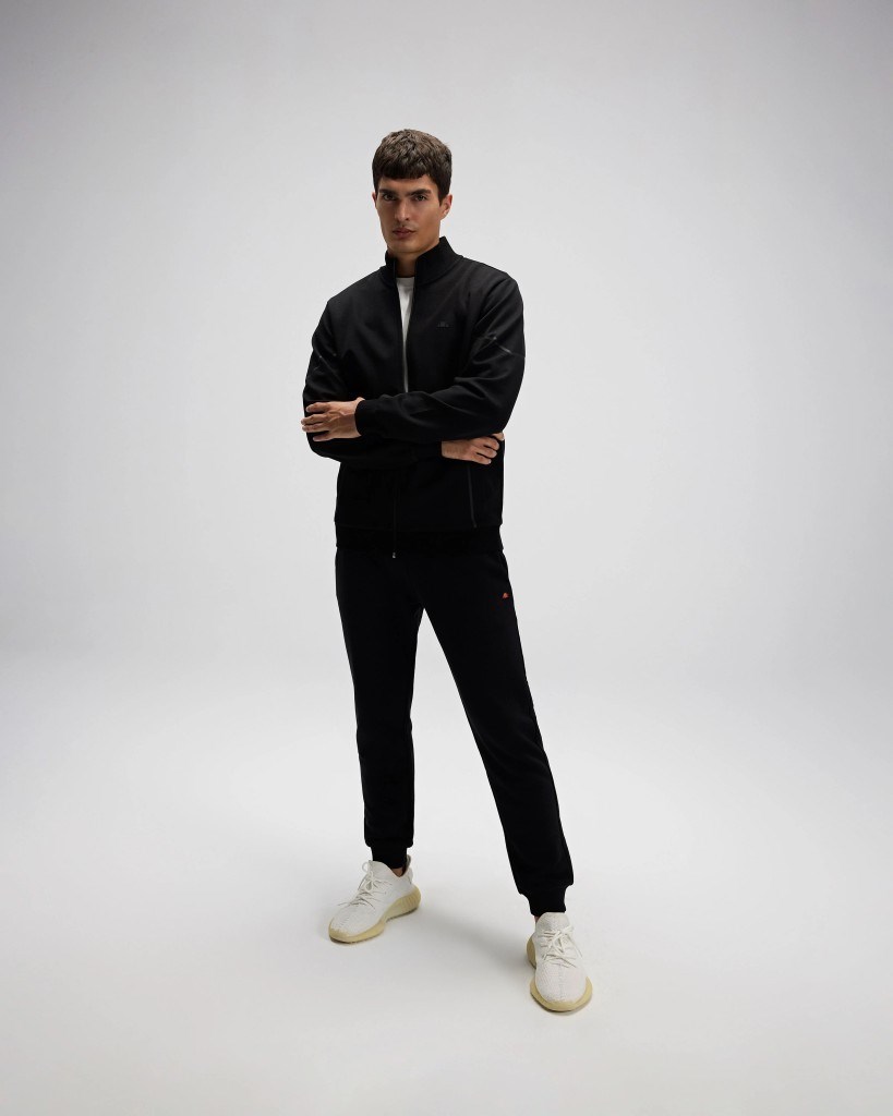 Ellesse EM545 Erkek Siyah Önden Fermuarlı Sweat