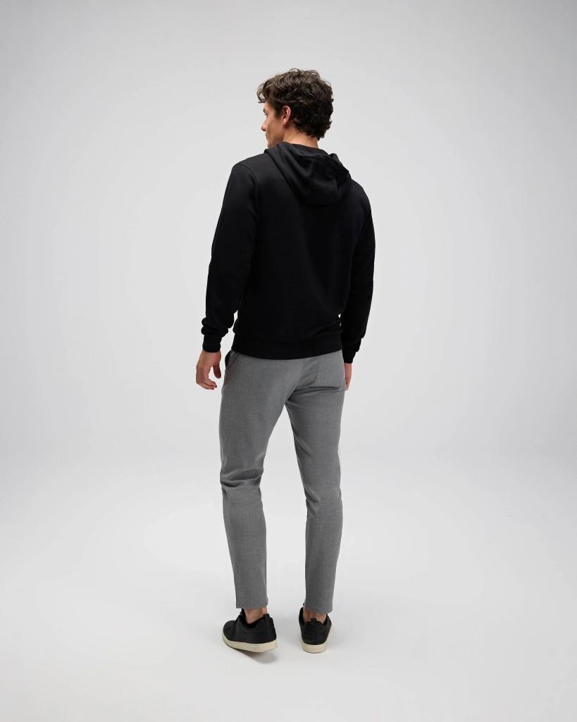 Ellesse EM555 Erkek Fermuarlı Kapüşonlu Siyah Sweat